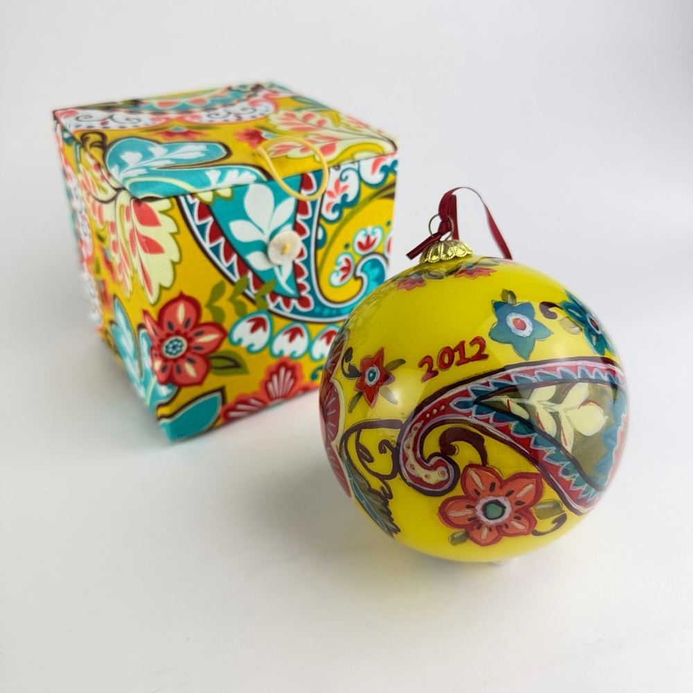 Vera Bradley 2012 Provinçal Christmas Ornament